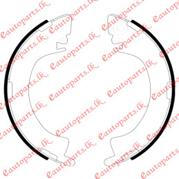 mitsubishi-delica-l-300-pajero-brake-shoe